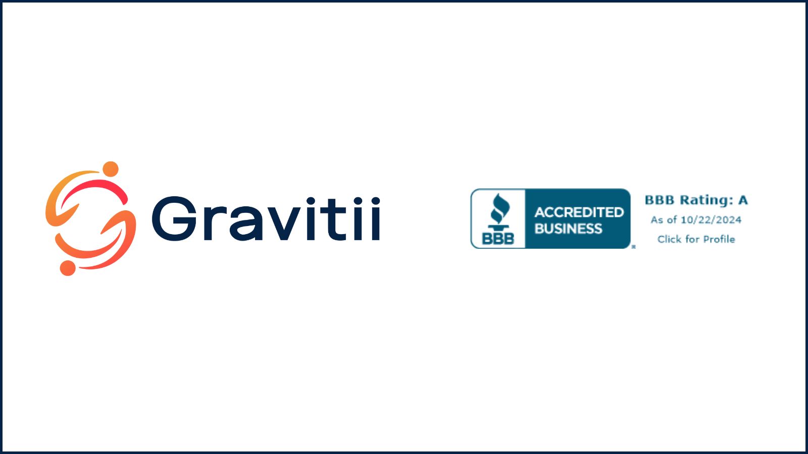 Gravitii Is Now Better Business Bureau Accredited!